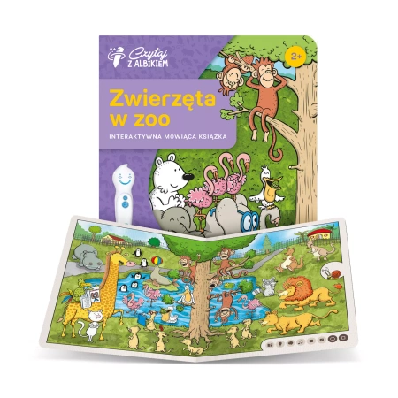 Czytaj z Albikiem - Zestaw Zwierzęta w ZOO 3+