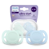Philips Avent Ultra Start smoczek ortodontyczny, 0-2 m, 2 szt.
