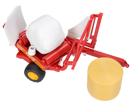 Owijarka sprasowanego siana Bruder