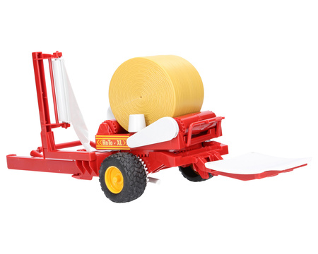 Owijarka sprasowanego siana Bruder