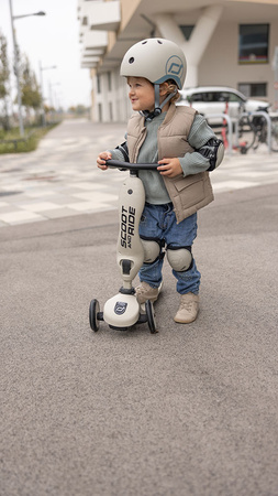 SCOOTANDRIDE Zestaw ochraniaczy dla dzieci XXS Ash