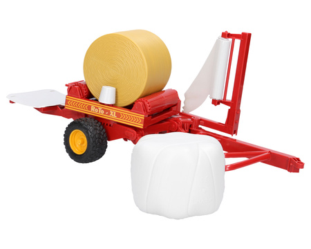 Owijarka sprasowanego siana Bruder