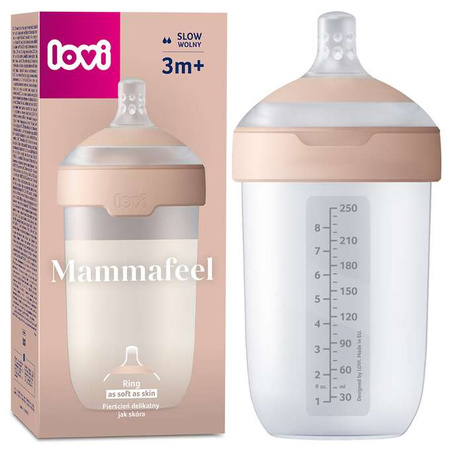 Butelka LOVI Mammafeel 250 ml 3m+