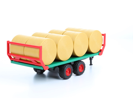 Bruder przyczepa do wywozu balotów