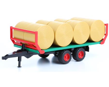 Bruder przyczepa do wywozu balotów