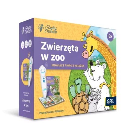 Czytaj z Albikiem - Zestaw Zwierzęta w ZOO 3+